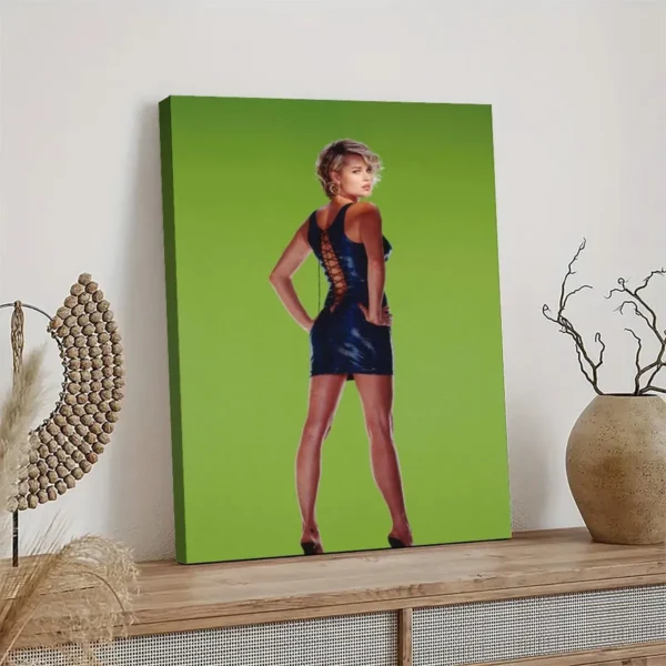 Kate Upton Colored Canvas Canvas Art - Image 3