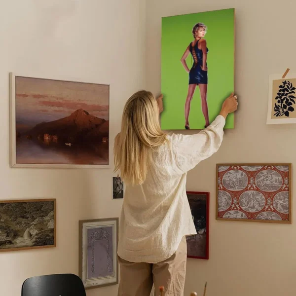 Kate Upton Colored Canvas Canvas Art - Image 7