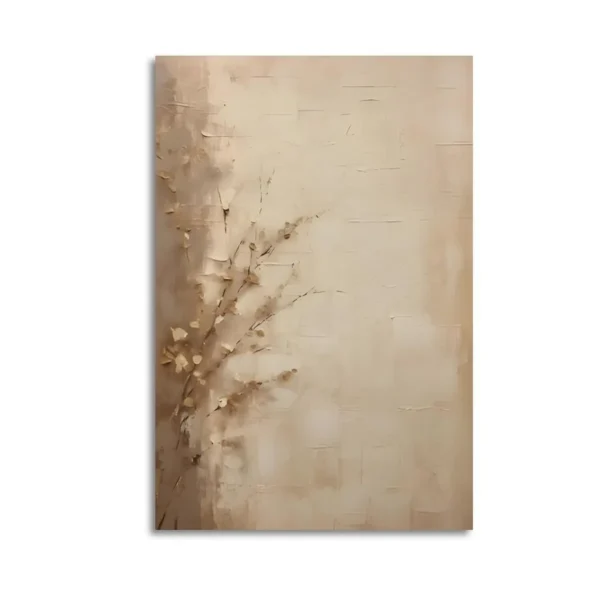 Mid Century Modern Inspired Abstract Poster - Minimalist Wall Art Print