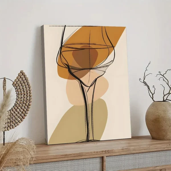 Minimalist Organic Abstract Poster - Modern Natural Forms Wall Art Print - Image 4