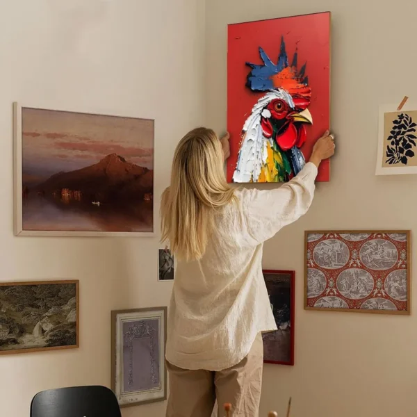 Oil Painting Canvas Art Oil Pastels Drawing - Image 7