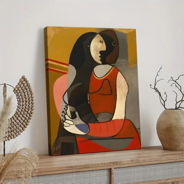 Picasso Colored Canvas Canvas Art - Image 3