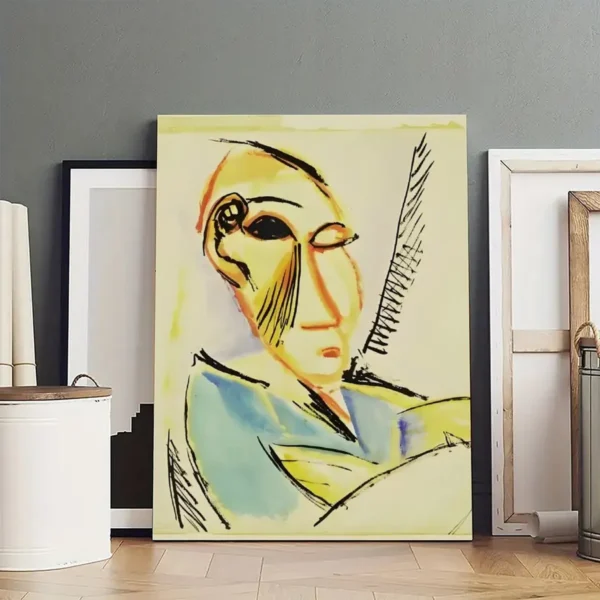 Picasso Oil Drawing Canvas Art - Image 4