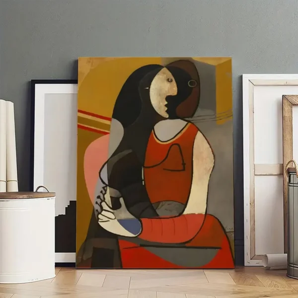 Picasso Colored Canvas Canvas Art - Image 4