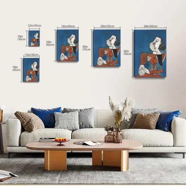 Picasso Oil Pastels Drawing Canvas Art - Image 6