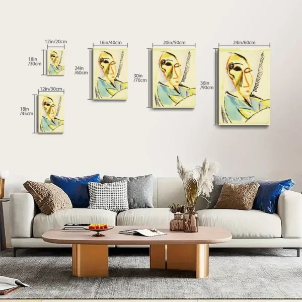 Picasso Oil Drawing Canvas Art - Image 6
