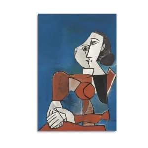 Picasso Oil Pastels Drawing Canvas Art