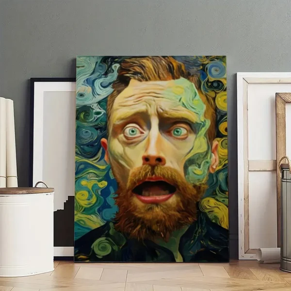 Van Gogh Famous Art Abstract Portrait Modern Poster - Image 3