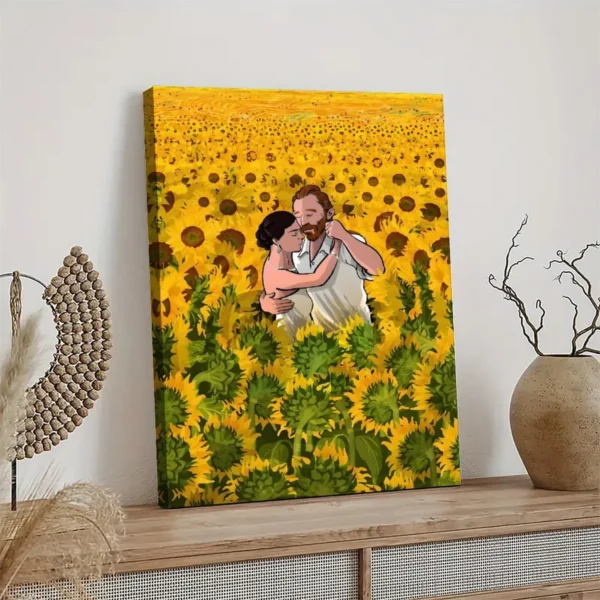 Van Gogh Famous Painting Flowers Sunflower Portrait Poster - Image 5