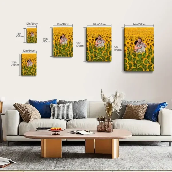 Van Gogh Famous Painting Flowers Sunflower Portrait Poster - Image 6