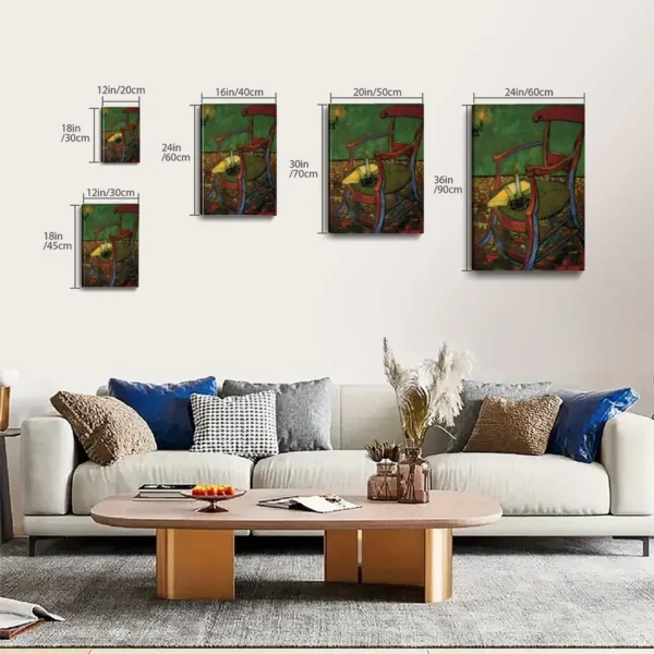 Vintage Exquisite Living Room Poster of Van Gogh's Famous Paintings - Image 6