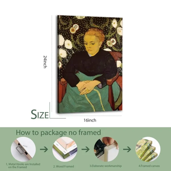 Van Gogh Famous Art Vintage Portrait Home Poster - Image 5