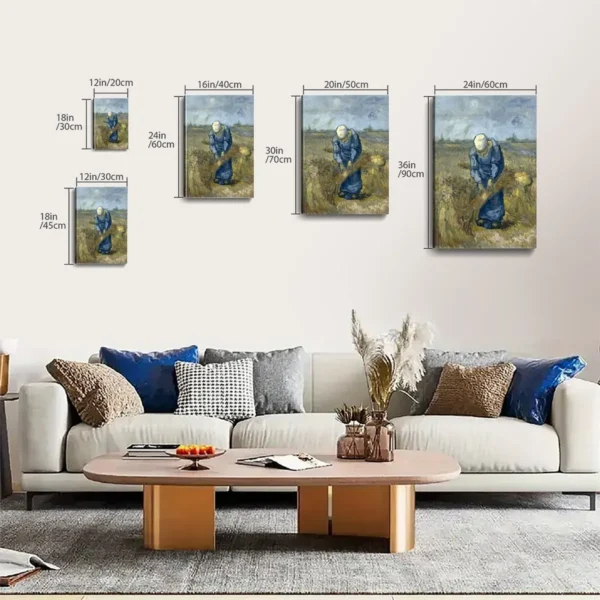 Van Gogh Famous Painting Vintage Field Portrait Poster - Image 6