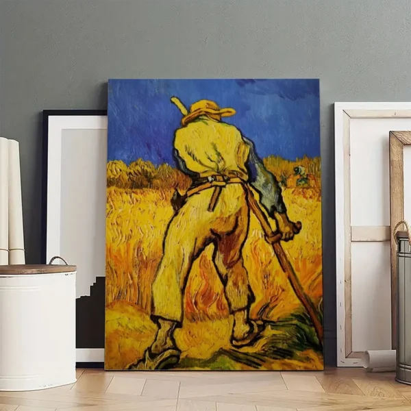 Van Gogh Famous Art Wheat Field Portrait Modern Home Poster - Image 3