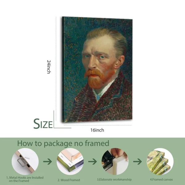 Famous Art Portraits of Vincent Van Gogh Posters - Image 5