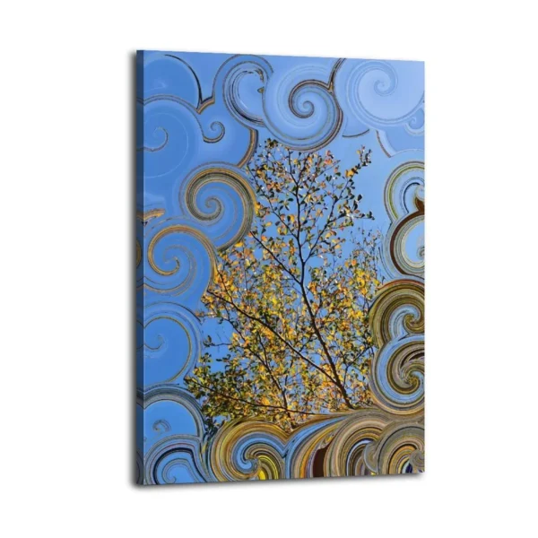 Van Gogh Famous Art Sky Forest Decoration Poster - Image 2