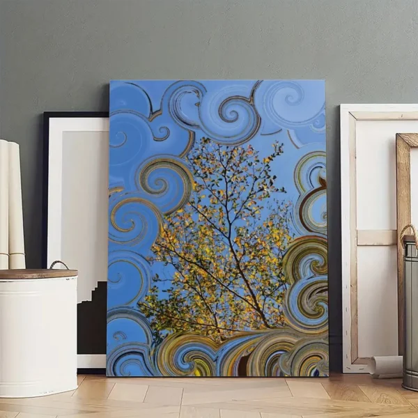 Van Gogh Famous Art Sky Forest Decoration Poster - Image 3