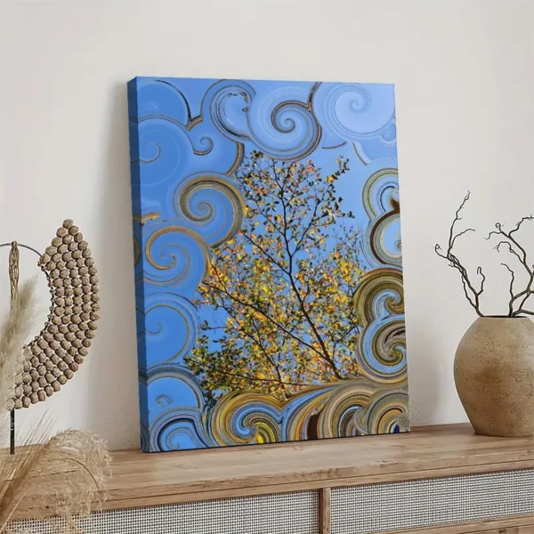 Van Gogh Famous Art Sky Forest Decoration Poster - Image 4
