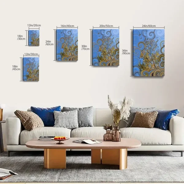 Van Gogh Famous Art Sky Forest Decoration Poster - Image 7
