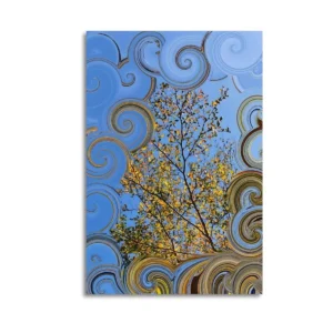 Van Gogh Famous Art Sky Forest Decoration Poster