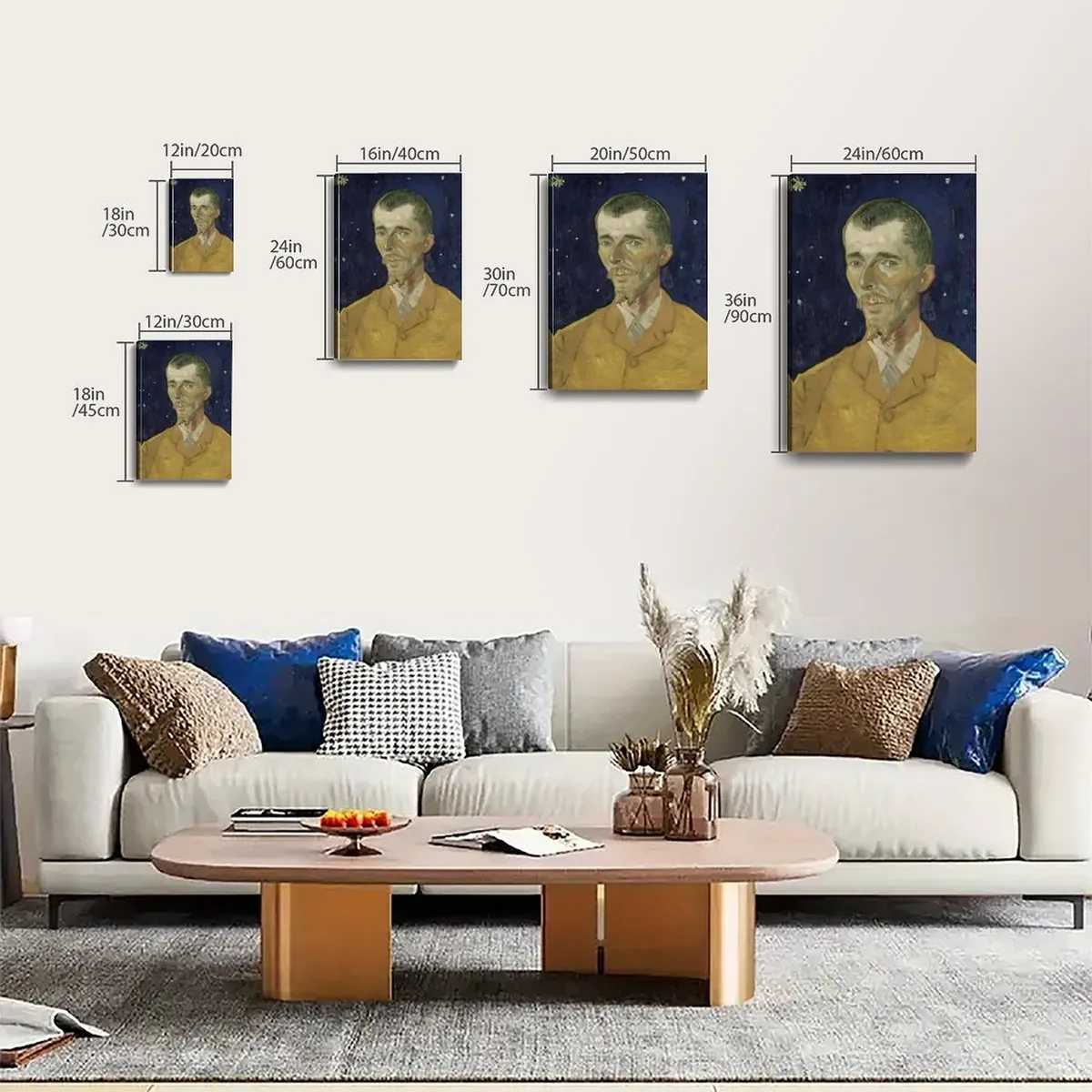 Van Gogh Famous Paintings Vintage Portrait Room Poster - Image 6