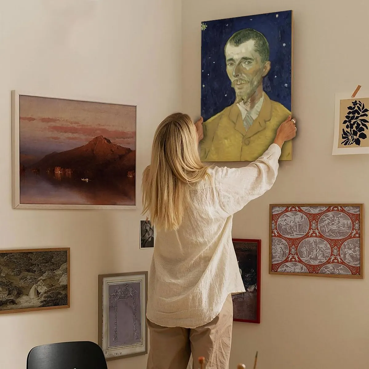 Van Gogh Famous Paintings Vintage Portrait Room Poster - Image 7