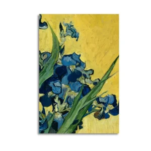 Modern Poster of Famous Art Flowers by Van Gogh