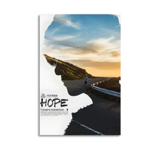 Hope Oil Pastels Drawing Canvas Art